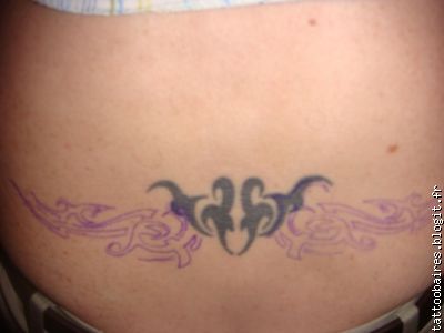 Avant, avec le nouveau tatouage